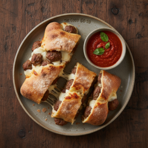 Meatball Stromboli "The Good Good"